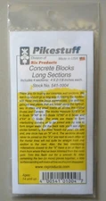 Long Interlocking Concrete Block HO 1:87 SCALE LAYOUT DIORAMA PIKESTUFF RIX 1004