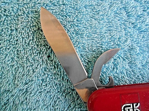 SWISS ARMY KNIFE by WENGER DELEMONT STAINLESS 6 BLADE MULTI TOOLS WITH AD - Picture 12 of 12