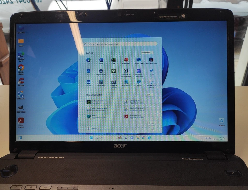 Acer ASPIRE 7736zg Windows Notebook 250GB SSD 4GB HDMI 17,3" - Immagine 3 di 4