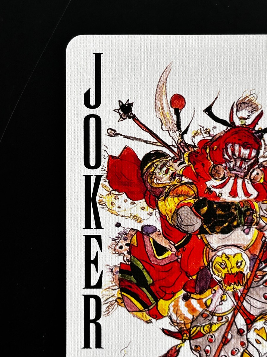Gilgamesh Final Fantasy Card 25th Anibersary Playing Cards