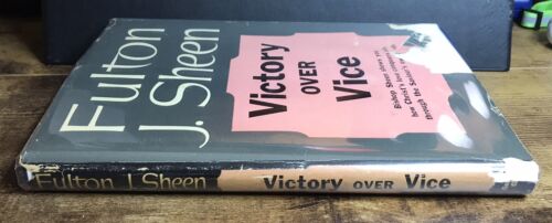 Victory Over Vice Fulton J. Sheen HC/DJ 1953 Reprint Ed. Rare - Picture 3 of 9