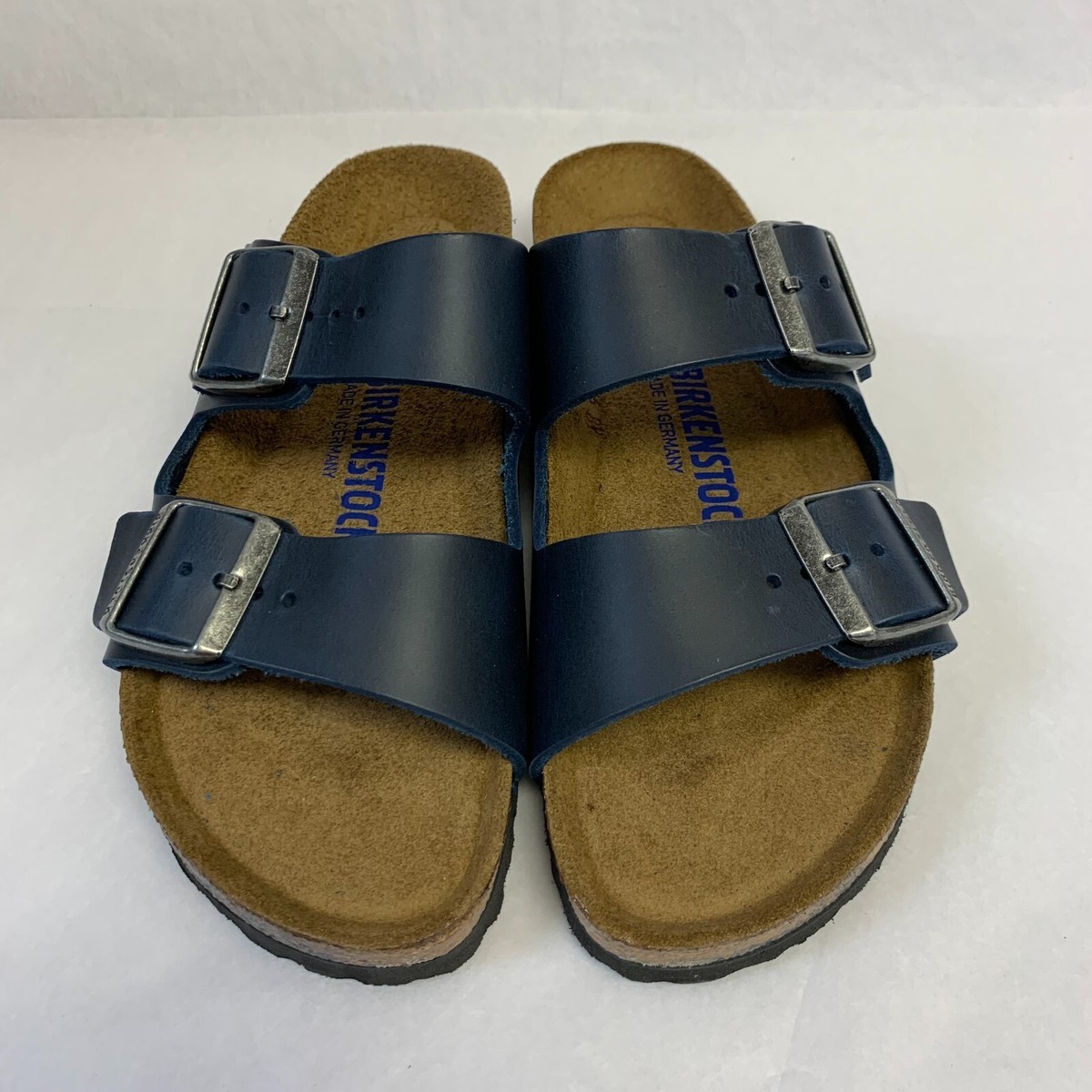 新品　箱付BIRKENSTOCK Arizona BS BLUE 23cm 36 Arizona Natural Leather Oiled Elemental Blue | BIRKENSTOCK