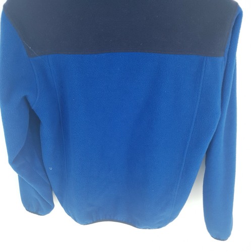 Nautica Jacket Boys XL 18/20 Fleece Hooded Full Zip Two Tone Blue - Picture 7 of 8