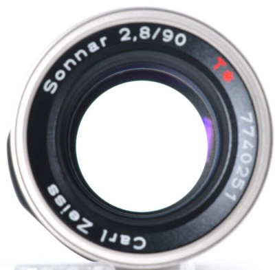 CONTAX Carl Zeiss Sonnar T* 90mm F/2.8 G Lens For G1 G2 From