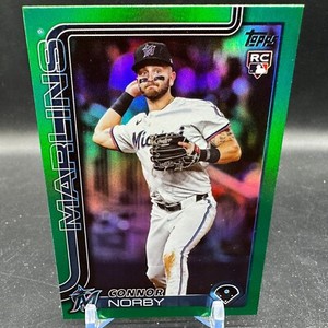 Connor Norby Rookie Green Rainbow /99 2025 Topps Series 1 #132 RC