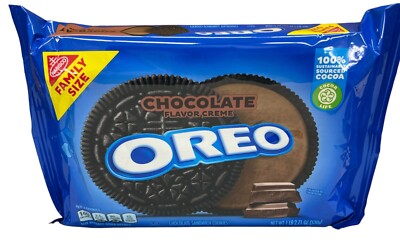 Nabisco Oreo Chocolate Creme Sandwich Cookies 18.71 oz Family Size