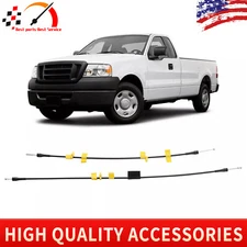 Door Latch Release Cable Rear Upper&Lower Side For 04-08 Ford F-150 Extended cab