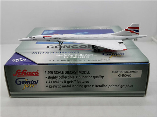GeminiJets British Airways Concorde G-BOAC 1/400 Aereo pressofuso Modello Precostruito - Foto 3 di 8