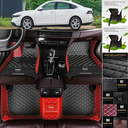 For Toyota Land Cruiser Car Floor Mats All Weather Leather Carpets Cargo Liners - Picture 9 of 28