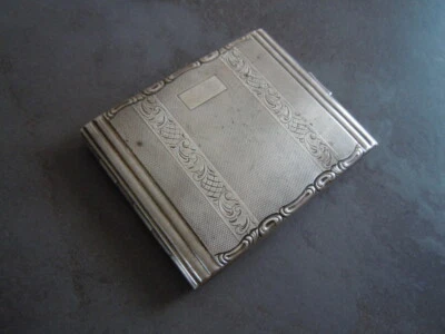 Cigarette Case Etui Alpacca Engraving Giuseppe 31.12.54/107.2 G/10.2 X 8.1 Cm - Image 1 of 4