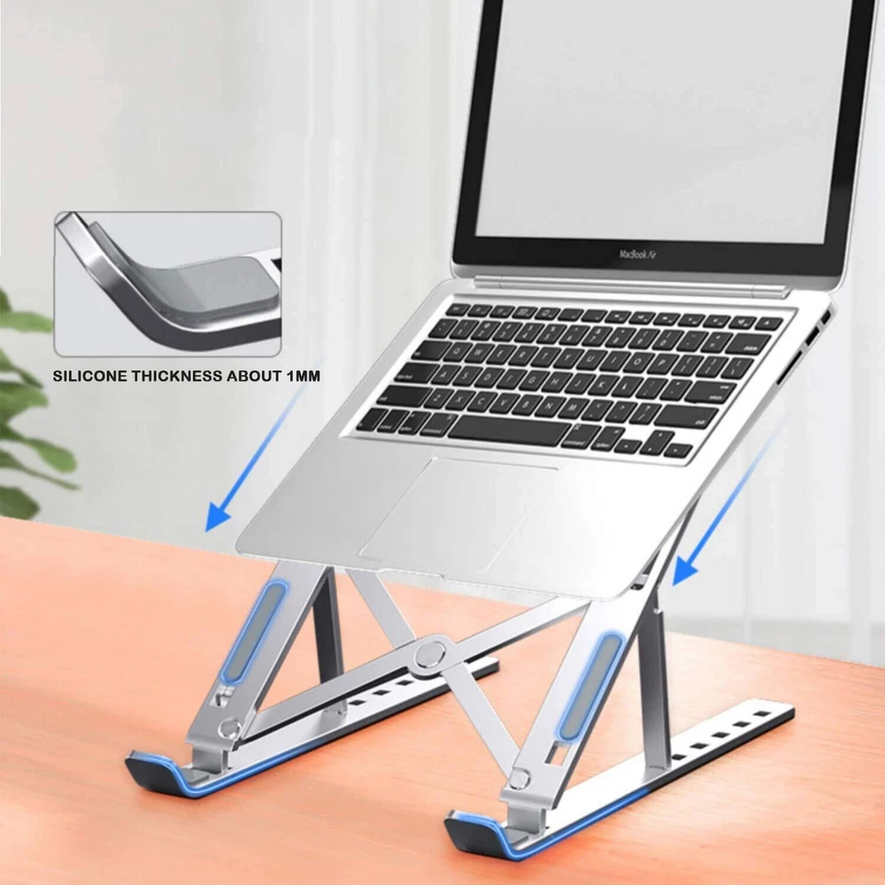 Adjustable 6-Angle Laptop Stand Riser for Computer and Tablet