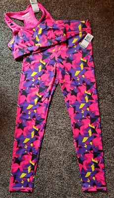 Ensport Actif Layer 8 Fille - Haut Et Legging Imprimé étoiles - Taille XL