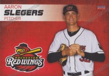 2018 Rochester Red Wings Aaron Slegers RC Rookie Minnesota Twins
