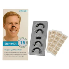 GiftsDot Stop Snoring Nose Clip – Nasal Dilator for Better Sleep & Breathing