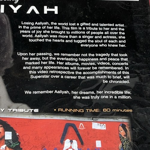 Losing Aaliyah (DVD 2001 Collector's Edition) Death of a Fallen Angel - Imagen 4 de 6