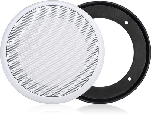 2PCS 8in White Ceiling Speaker Covers Surface Mount Speaker Grill Mesh Round ... - Picture 3 of 8