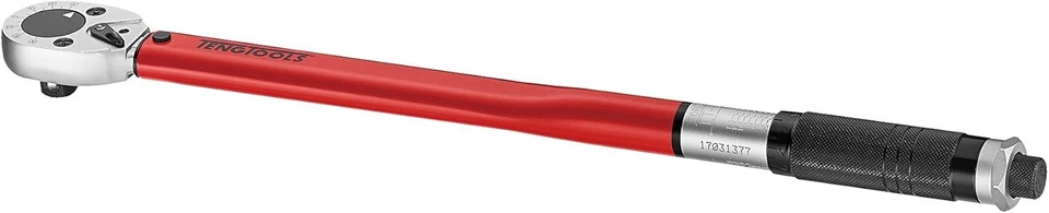Teng Tools 1/2 Inch Drive 30 to 150 FT-LB Reversible Click 30-150 ft/lb, Red  - Image 3 of 4