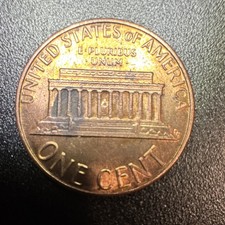 Rare 1983-D Wide AM Lincoln Memorial Small Cent RB Circulated Denver US Coin
