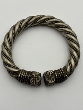 Huge African Dogon Baoul&eacute; Niger Chunky Brass Bronze Manilla Cuff Bangle 625g