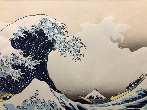 Woodblock print by Katsushika Hokusai The Great Wave off Kanagawa replica - Picture 6 of 10