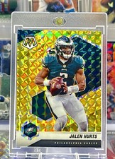 2021 Panini Jalen Hurts - Yellow Holo Prizm - Philadelphia Eagles