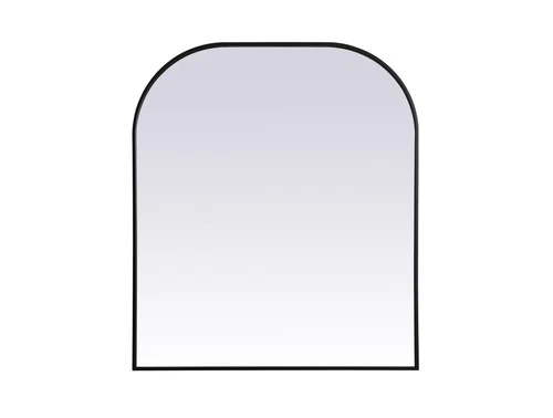 Elegant Lighting MR1B3642 Blaire 36" W x 42" H Modern Arched - Black - Picture 1 of 12