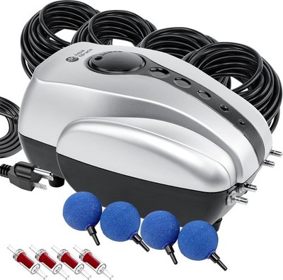 All-in-One Pond Air Pump Koi Aerator for up to 2000 Gal Pond Deicer Aeration Kit