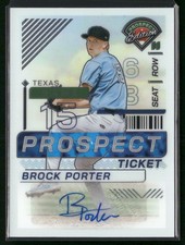Brock Porter 2024 Panini Prospect Edition #122 Silver Signatures Holo AU