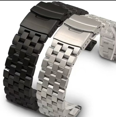 Brushed Solid Stainless Steel Watch Band Strap Mens 18/20/22/24/26mm For Panerai