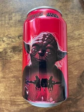 Yoda Star Wars Coke Coca Cola Zero Sugar Can 2025 Opened Nice