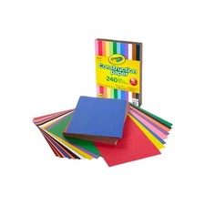 3 Pack Crayola Construction Paper 12 Colors 240 Sheets each 9" x 12"