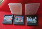 Sega Game Gear Lot 3 Games Shinobi Columns Super Monaco GP + Cases Untested