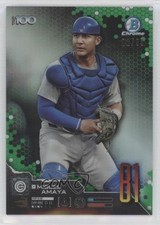2019 Bowman Scouts' Top 100 Green Refractor 91/99 Miguel Amaya #BTP-81 h7i