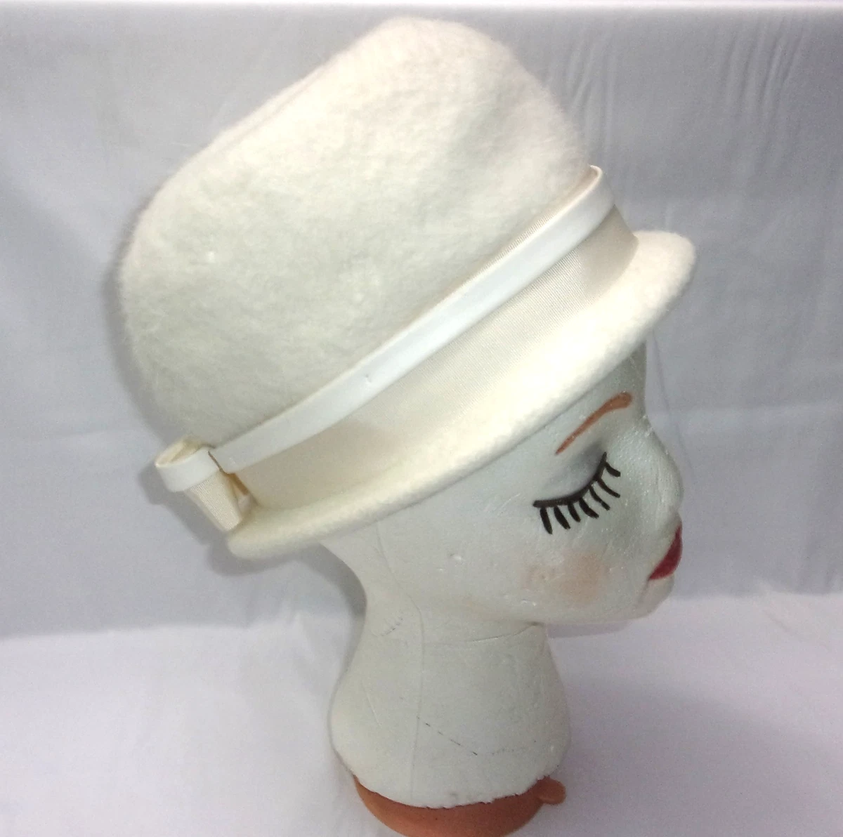 Jennifer Circelli Millinery Felt Western Cowboy Banded Hat Original Vintage Hats for Women for sale | eBay main image 4