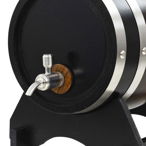 Solid Pinewood Wine Barrel with Tap 6 Liter Rustic Home Decor - Picture 5 of 10