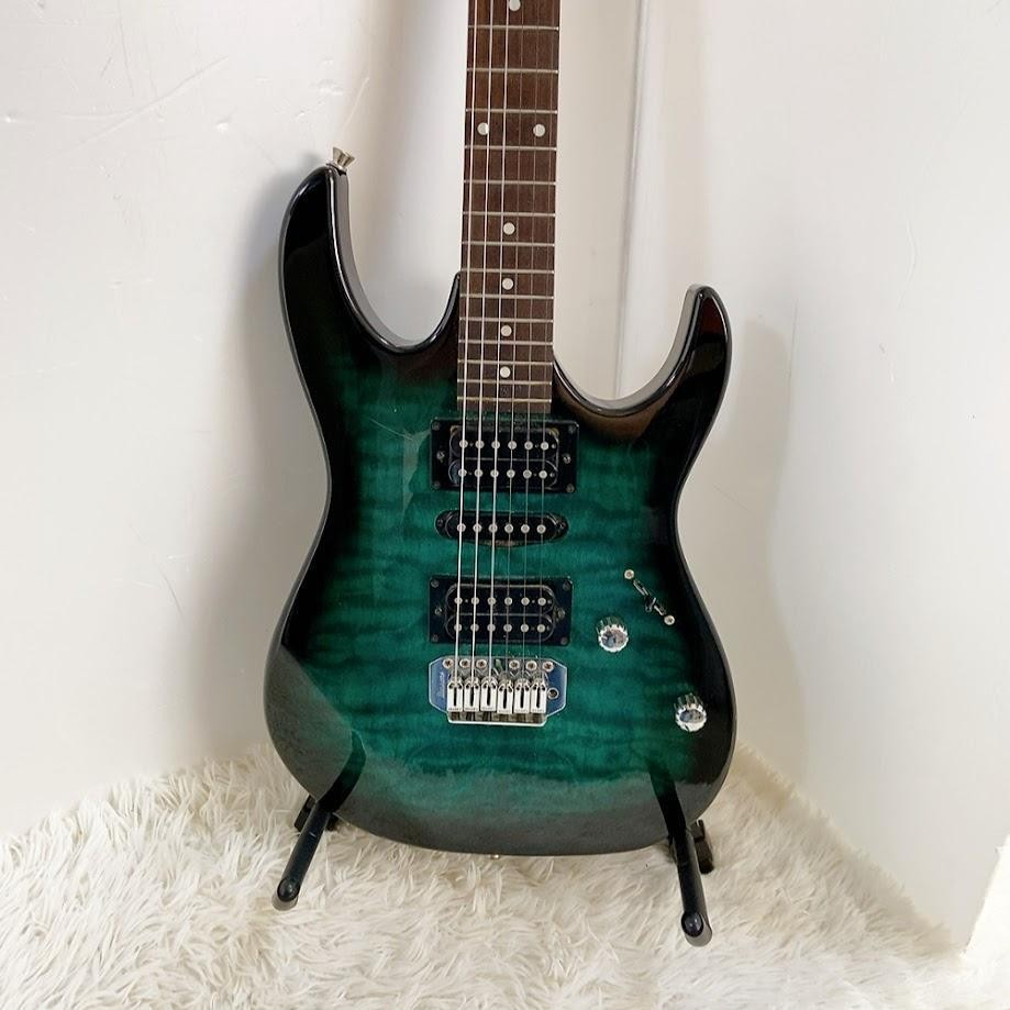 Ibanez GIO Series GRX70QA Green Dinky type Electric Guitar Used