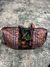 Vintage Pierre Deux La Provence Flowered Pattern Duffle Bag