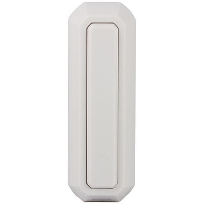 Direct-Wire Push Button Doorbell, White, 2in, DES4111R/27