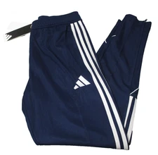 Adidas Tiro 23 League Pants Mens Small Navy Blue Soccer Track Zip Tapered