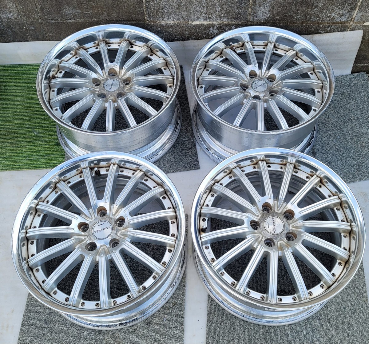JDM WORK VARIANZA W4S aluminum wheels 18-inch 8.5J+38 9.5J+38