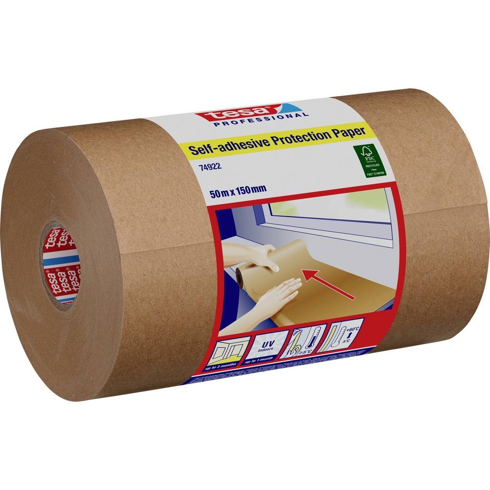 Bande de masquage tesa 74922 ruban de masquage pour peinture et travaux deco