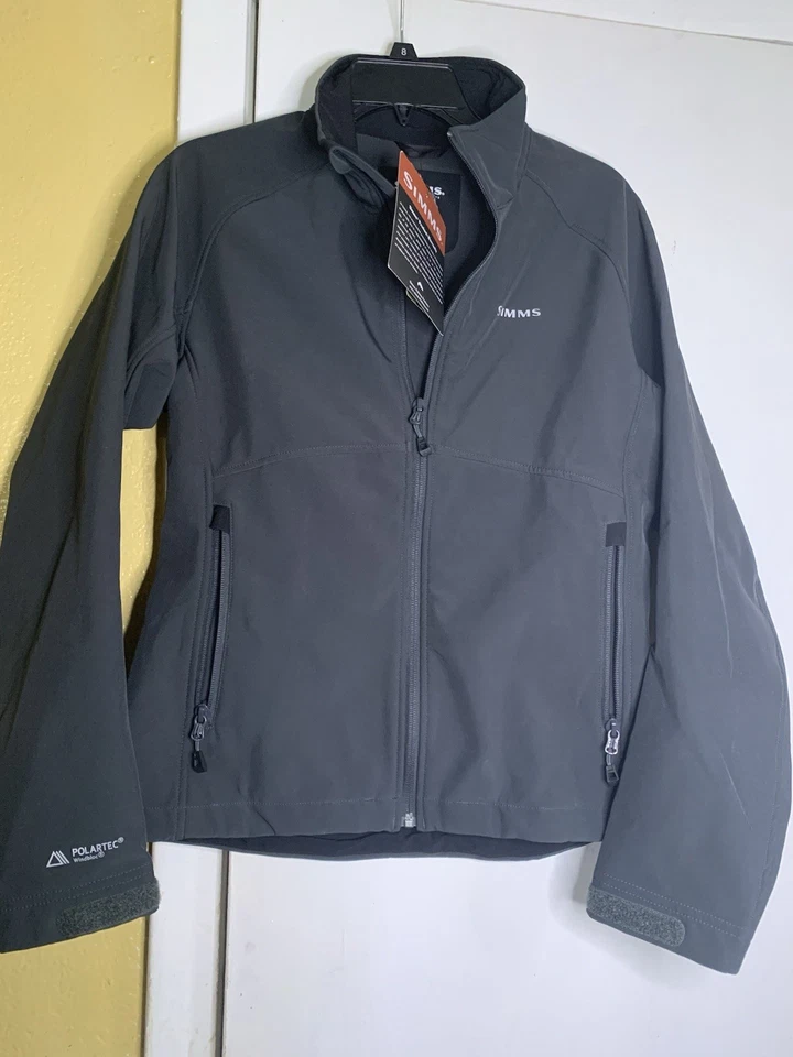 Simms Fishing Products New Women’s Windbloc Jacket Raven Small New Zipper - Image 2 of 4