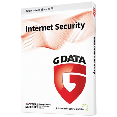 G-Data Internet Security Vollversion, 3 Lizenzen Windows, Mac, Android, iOS A...