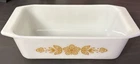Vintage Pyrex Butterfly Gold  8½″ x 4 1/2" X 2 1/2" Loaf Pan Excellent Condition