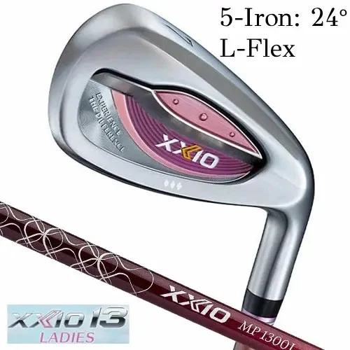 XXIO 13 5-Iron 24° Ladies Single Iron L-Flex MP1300L Bordeaux - Image 2 of 4