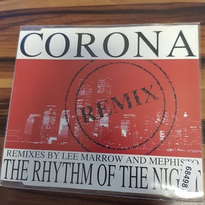 CORONA rhythm of the night - remix MULTI MEDIA MASTERS SWITZERLAND VG+/EX (MCD)