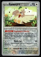 Farfetch'd 132/167 Common Twilight Masquerade Pokemon Reverse Holo LP