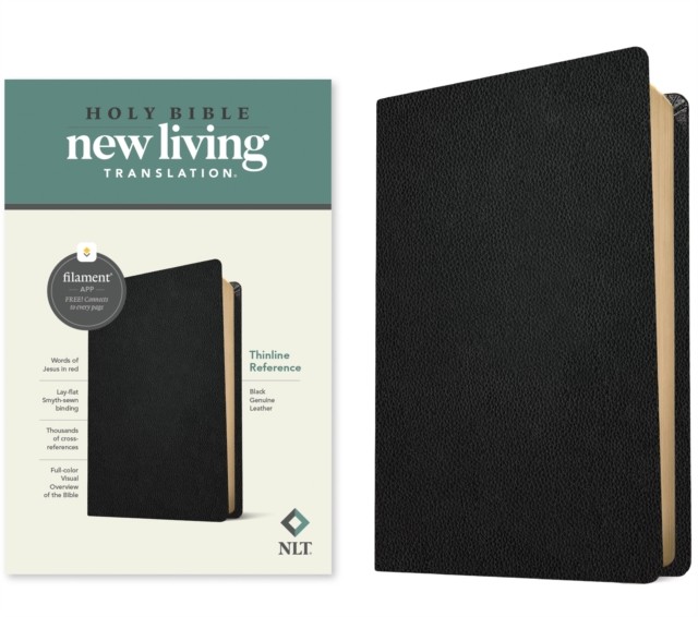 NLT Thinline Reference Bible Filament Enabled Edition  by Tyndale LEATHER-BOUND
