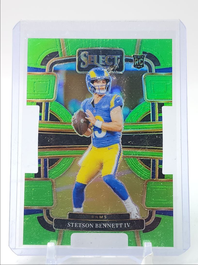 STETSON BENNETT IV 2023 SELECT CONCOURSE ROOKIE NEON GREEN DC RC /599 Q1300-H