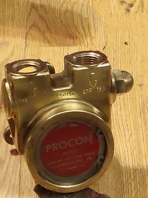 Procon Brass Rotary Vane Pump 1/2'' FNPT 265GPH 250PSI 1725RPM 104E265G12BA
